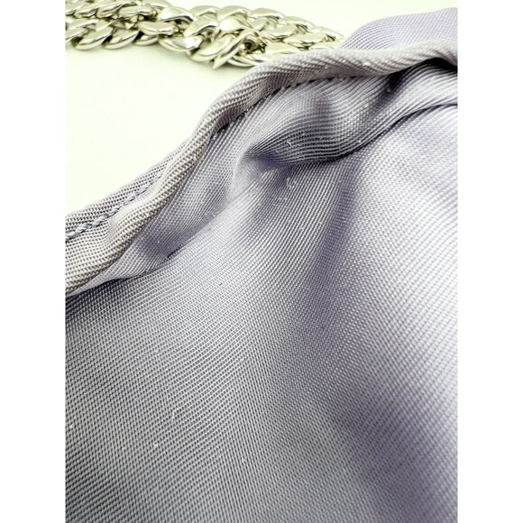 Prada Bucket Drawstring Pouch HandBag Nylon Vintage Purple Crossbody - Picture 12 of 16